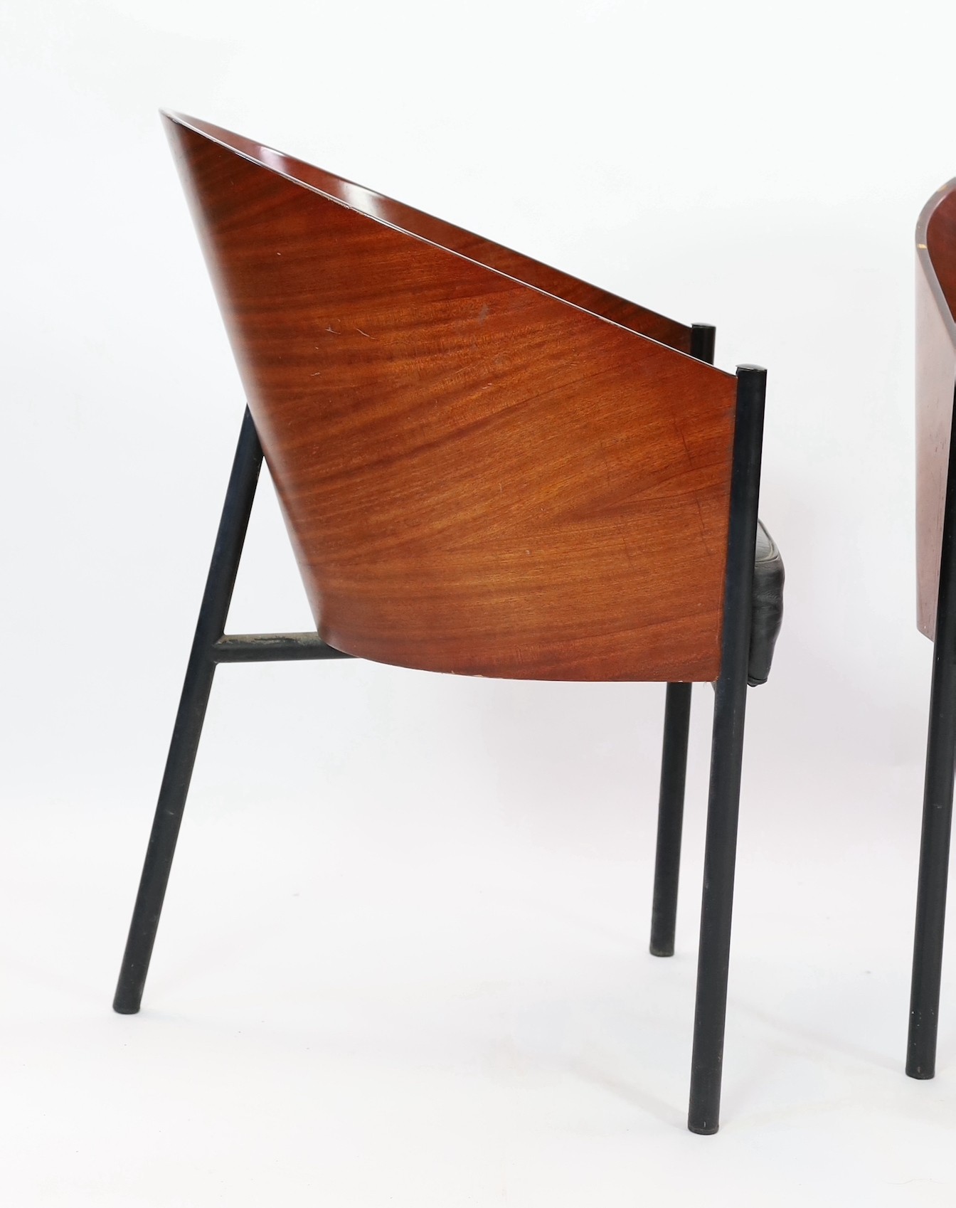 A set of four Philippe Starck Café Costes chairs, width 48cm height 81cm